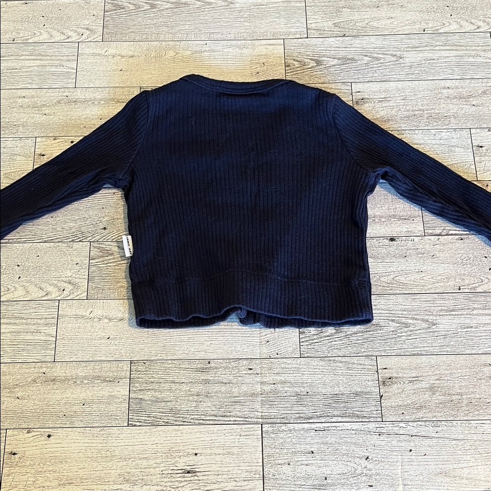 Jamie Kay Navy Ribbed Cardigan size 3-6 Months - Picture 5 of 5